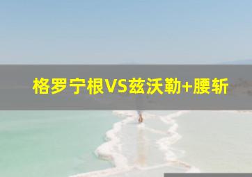 格罗宁根VS兹沃勒 腰斩